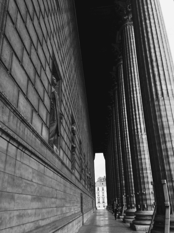 Courthouse columns